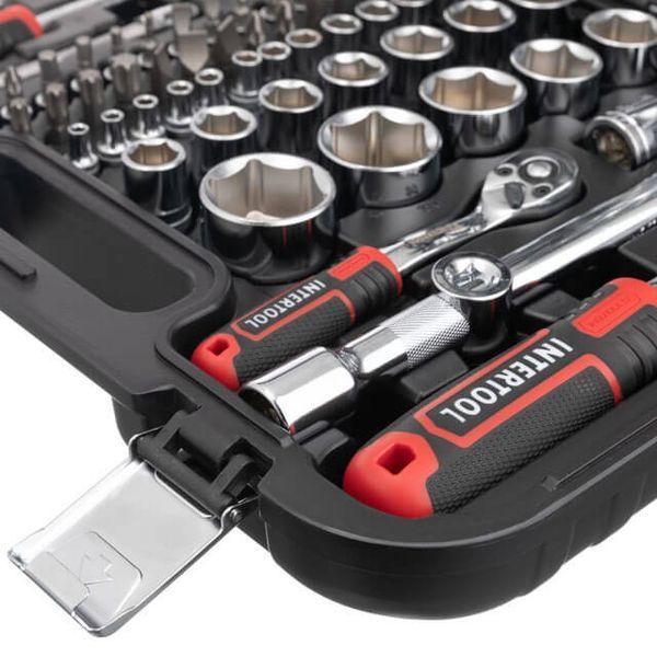 Набор инструментов 1/2" & 1/4", 82 ед., Cr-V STORM INTERTOOL ET-8082 ET-8082 фото