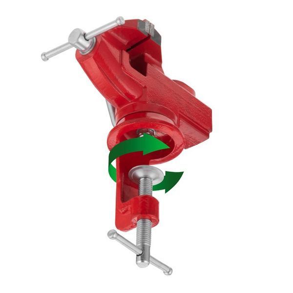 Лещата слюсарні поворотні 60 мм INTERTOOL HT-0054 HT-0054 фото