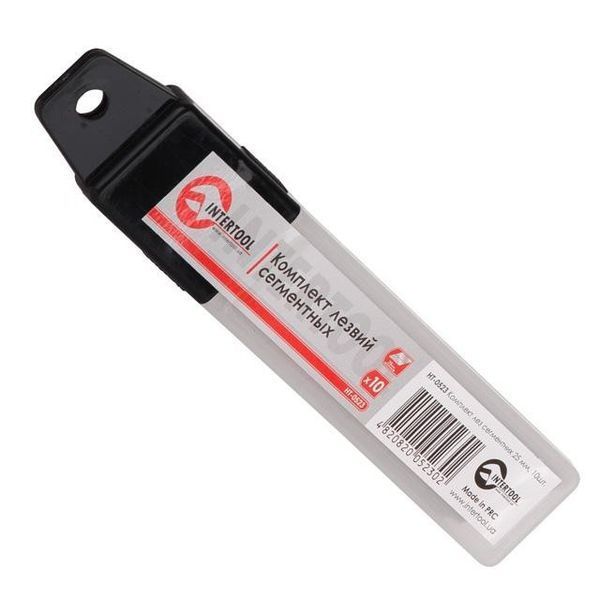 Комплект лезвий сегментных 25 мм, 10 шт INTERTOOL HT-0523 HT-0523 фото