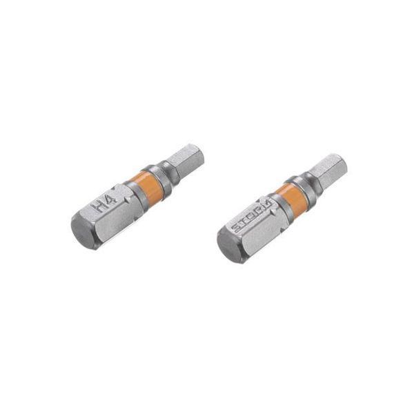 Комплект отверточных насадок Hex H4.0 1/4" * 25 мм, S2, уп. 2 шт, STORM INTERTOOL VT-0227 VT-0227 фото