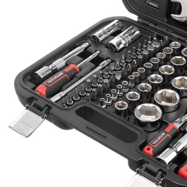 Набор инструментов 1/2" & 1/4", 82 ед., Cr-V STORM INTERTOOL ET-8082 ET-8082 фото