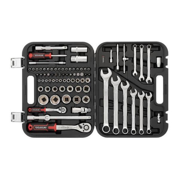 Набор инструментов 1/2" & 1/4", 82 ед., Cr-V STORM INTERTOOL ET-8082 ET-8082 фото