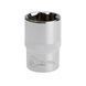Головка шестигранна 1/2" 19*38 мм CrV INTERTOOL ET-0019 ET-0019 фото 2
