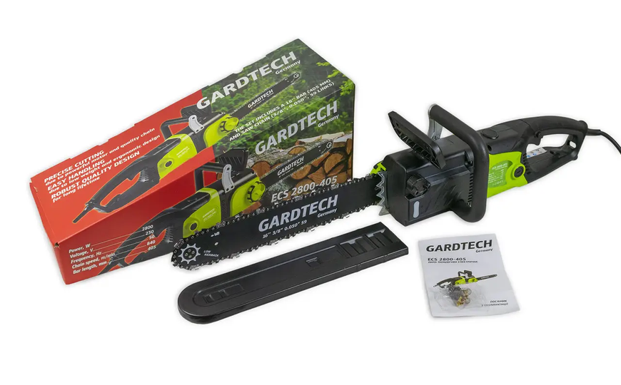 Пила ланцюгова електрична GARDTECH ECS 2800/405 (пряме розташування мотору) ECS 2800/405 фото