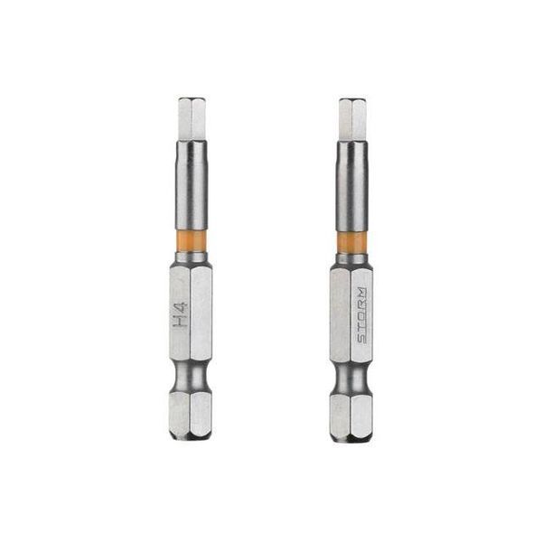 Комплект отверточных насадок Hex H4.0 1/4"*50мм, S2, уп. 2шт., STORM INTERTOOL VT-0228 VT-0228 фото