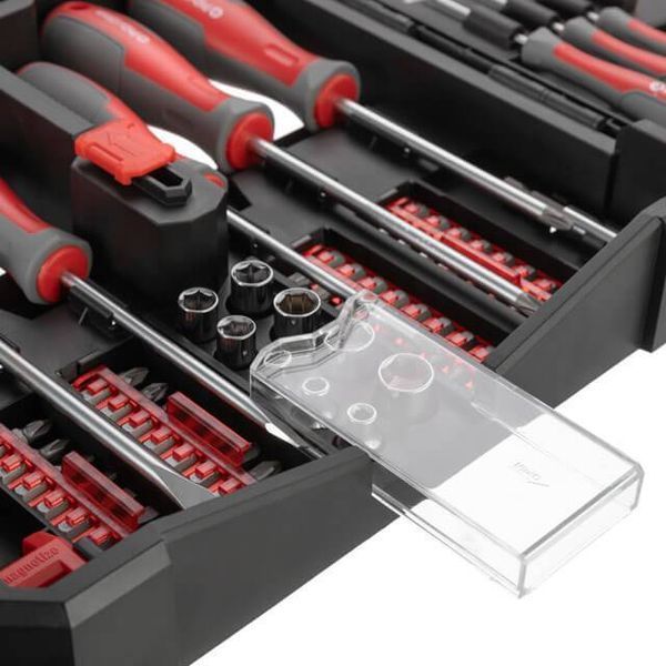 Набор отверток с комплектом насадок и головок 63 ед. INTERTOOL VT-3363 VT-3363 фото