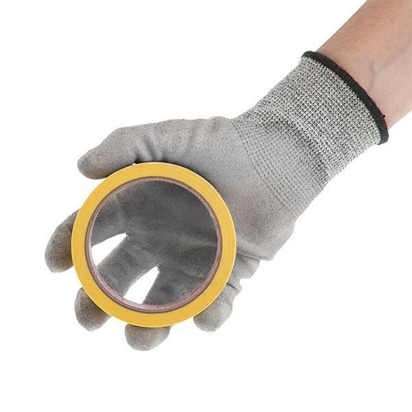Стрічка малярська 38 мм, 20 м, жовта INTERTOOL DM-3820 DM-3820 фото