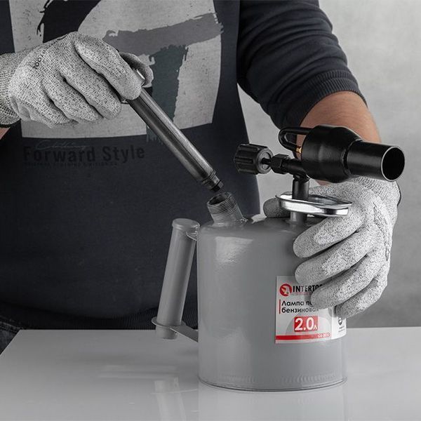 Лампа паяльна&nbsp;бензинова&nbsp;2.0 л INTERTOOL GB-0033 GB-0033 фото