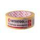 Стрічка малярська 38 мм, 20 м, жовта INTERTOOL DM-3820 DM-3820 фото 1